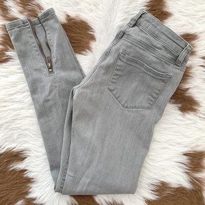 SUPERFINE JED SKINNY ANKLE JEAN GRAY SIZE 27